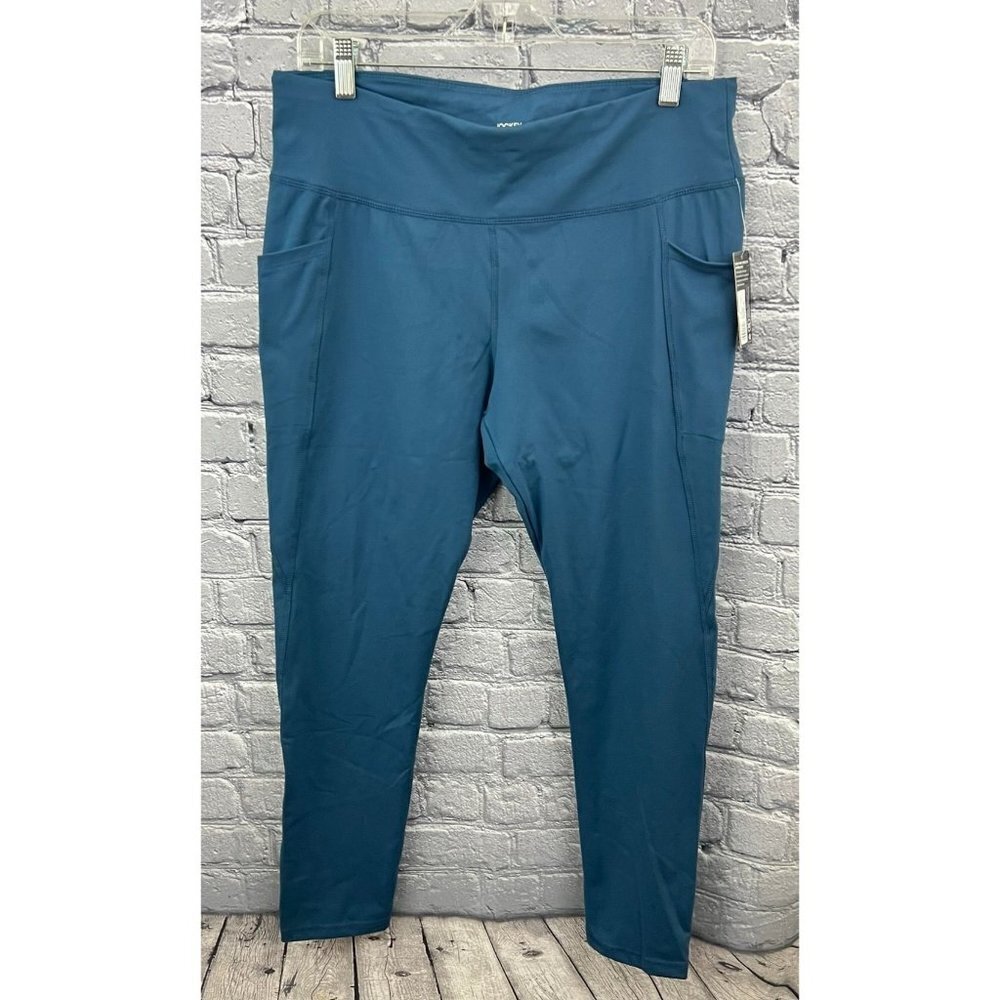 Jockey Premium Utility Leggings Blue XL